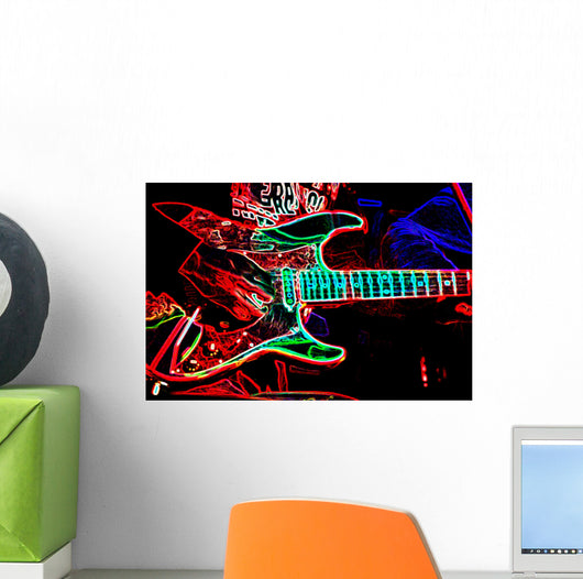 Music Guitar Wall Decal