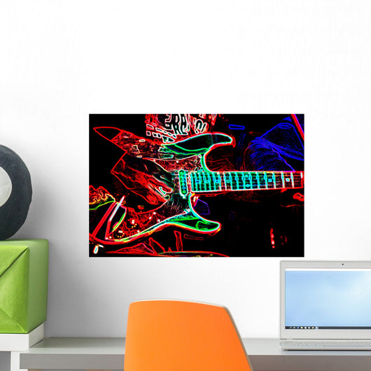 Music Guitar Wall Decal