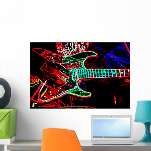 Music Guitar Wall Decal
