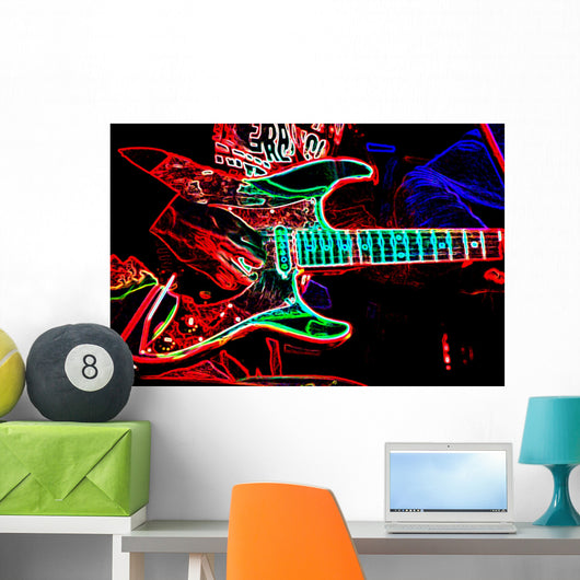 Music Guitar Wall Decal