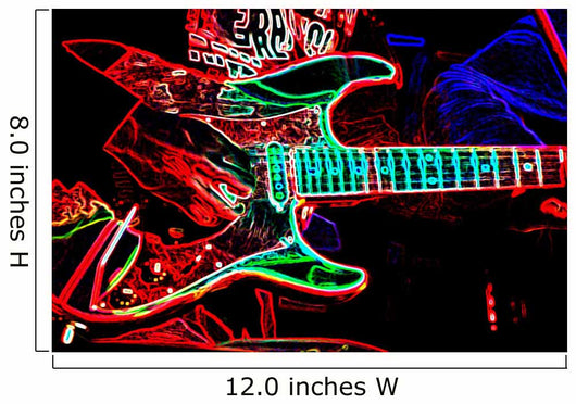 Music Guitar Wall Decal