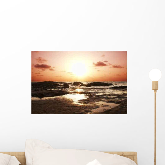 Sea Sunset1 Wall Decal