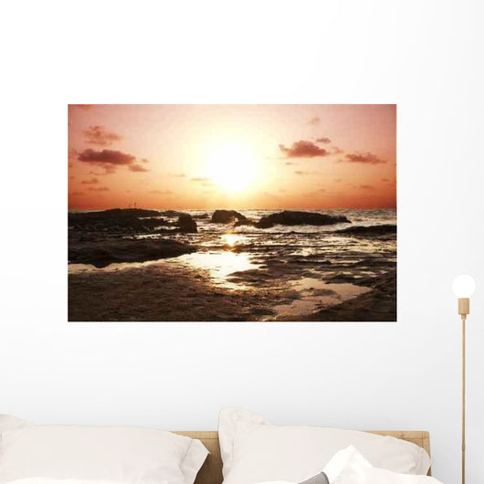 Sea Sunset1 Wall Decal