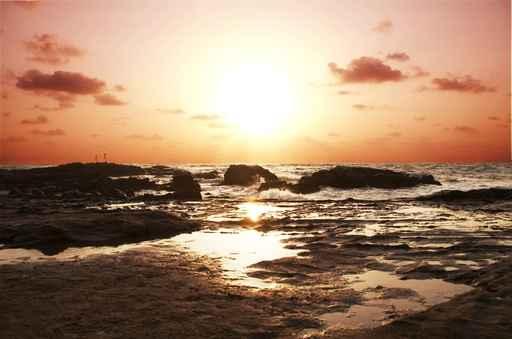 Sea Sunset1 Wall Decal