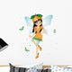 Orange Fairy Wall Decal