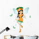 Orange Fairy Wall Decal