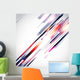 Abstract Diagonal Lines Vector Wall Decal