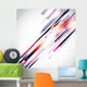 Abstract Diagonal Lines Vector Wall Decal