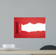 Torn Red Paper Wall Decal