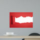 Torn Red Paper Wall Decal