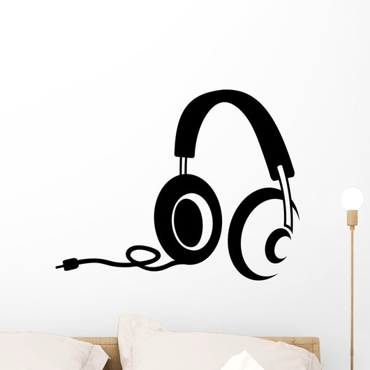 Headphones Wall Decal