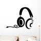 Headphones Wall Decal