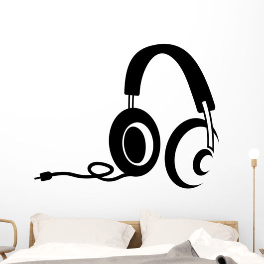 Headphones Wall Decal