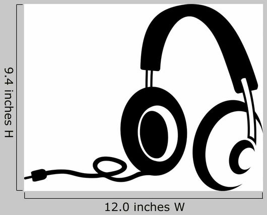 Headphones Wall Decal