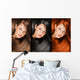 Collage Beautiful Young Woman Wall Decal