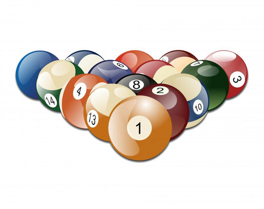 Billiard Balls Wall Decal