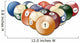 Billiard Balls Wall Decal