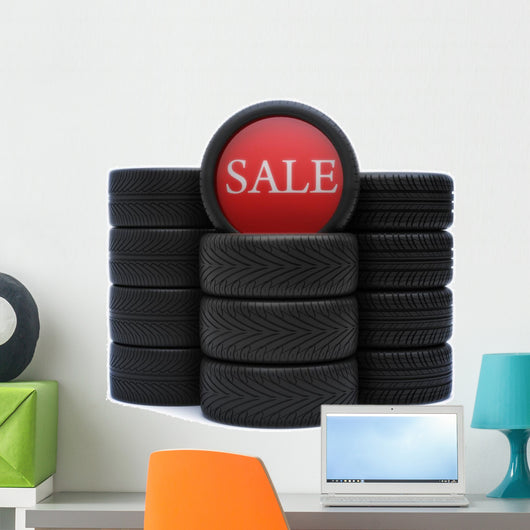 Tires Sale Automobile Tires Wall Decal