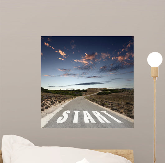 Start Straight for Sun Wall Decal