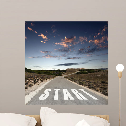 Start Straight for Sun Wall Decal