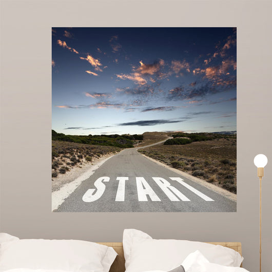 Start Straight for Sun Wall Decal