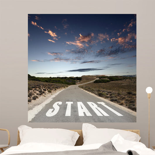 Start Straight for Sun Wall Decal