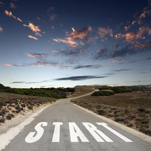 Start Straight for Sun Wall Decal