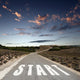 Start Straight for Sun Wall Decal