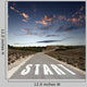 Start Straight for Sun Wall Decal