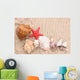 Seashells and Starfish Sand Wall Decal