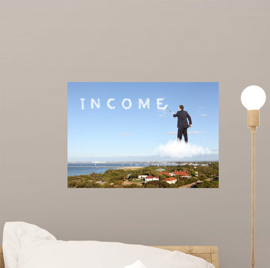 Business Cloud - Income Wall Decal