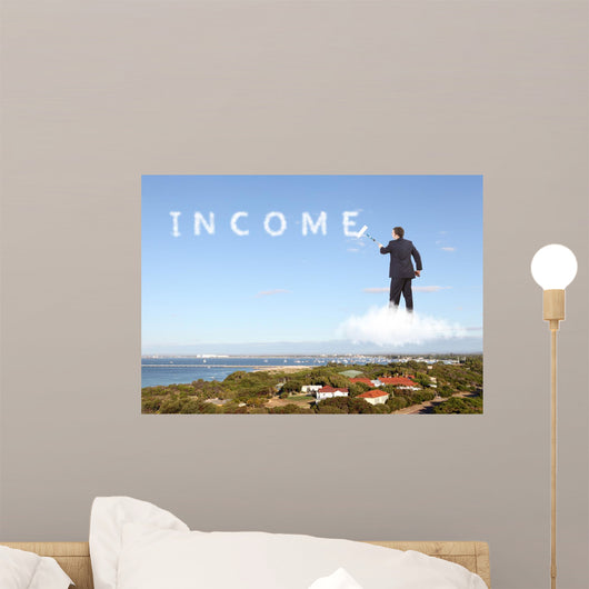 Business Cloud - Income Wall Decal