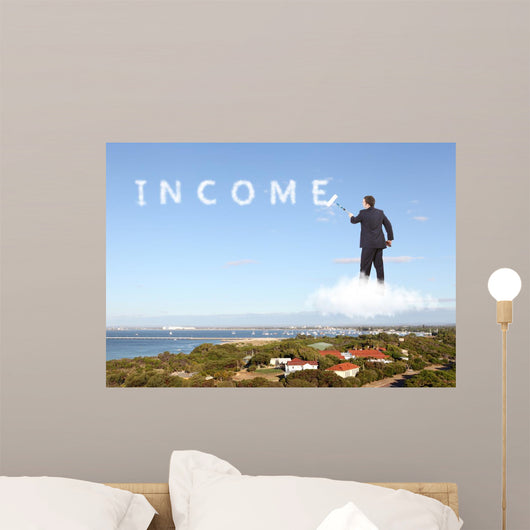 Business Cloud - Income Wall Decal