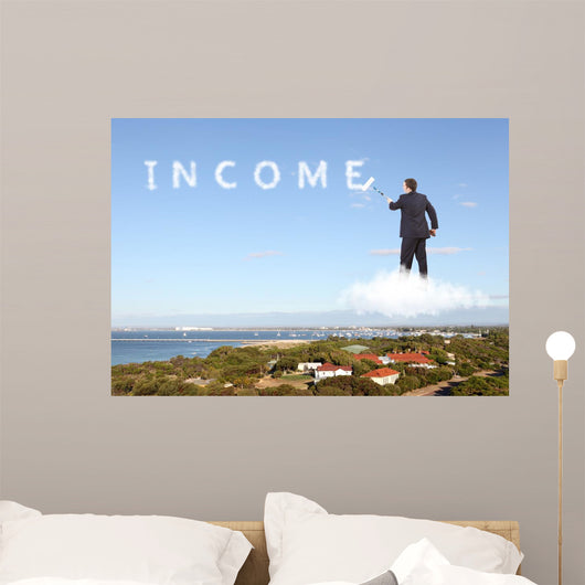Business Cloud - Income Wall Decal