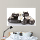 Black Spa Stones Wall Decal