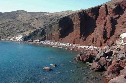 Red Beach Wall Decal