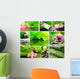 Green Spa Collage Wall Decal