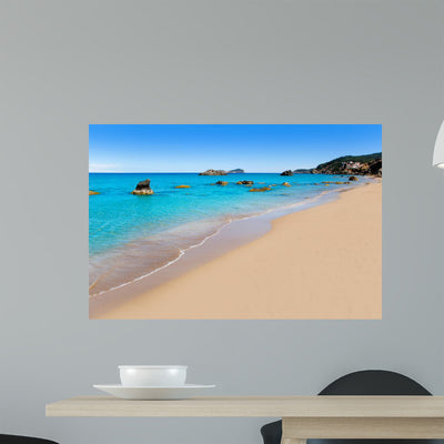 Aigues Blanques Agua Blanca Wall Decal shown on a wall