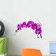 Purple Orchid Stem Wall Decal