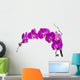Purple Orchid Stem Wall Decal