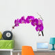 Purple Orchid Stem Wall Decal