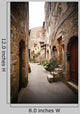 Small Backstreet Italian Village Wall Decal