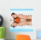 Beautiful Woman with Hot Wall Decal