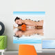 Beautiful Woman with Hot Wall Decal