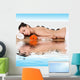 Beautiful Woman with Hot Wall Decal
