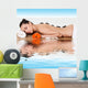 Beautiful Woman with Hot Wall Decal