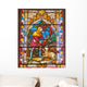 Lost Sheep Stained Glass Wall Decal