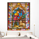Lost Sheep Stained Glass Wall Decal