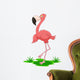 Cute Flamingo Cartoon Wall Decal