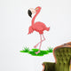 Cute Flamingo Cartoon Wall Decal